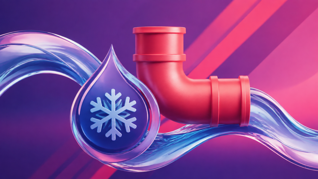 Prevent frozen pipes Swansea - insulated pipework in a Swansea home